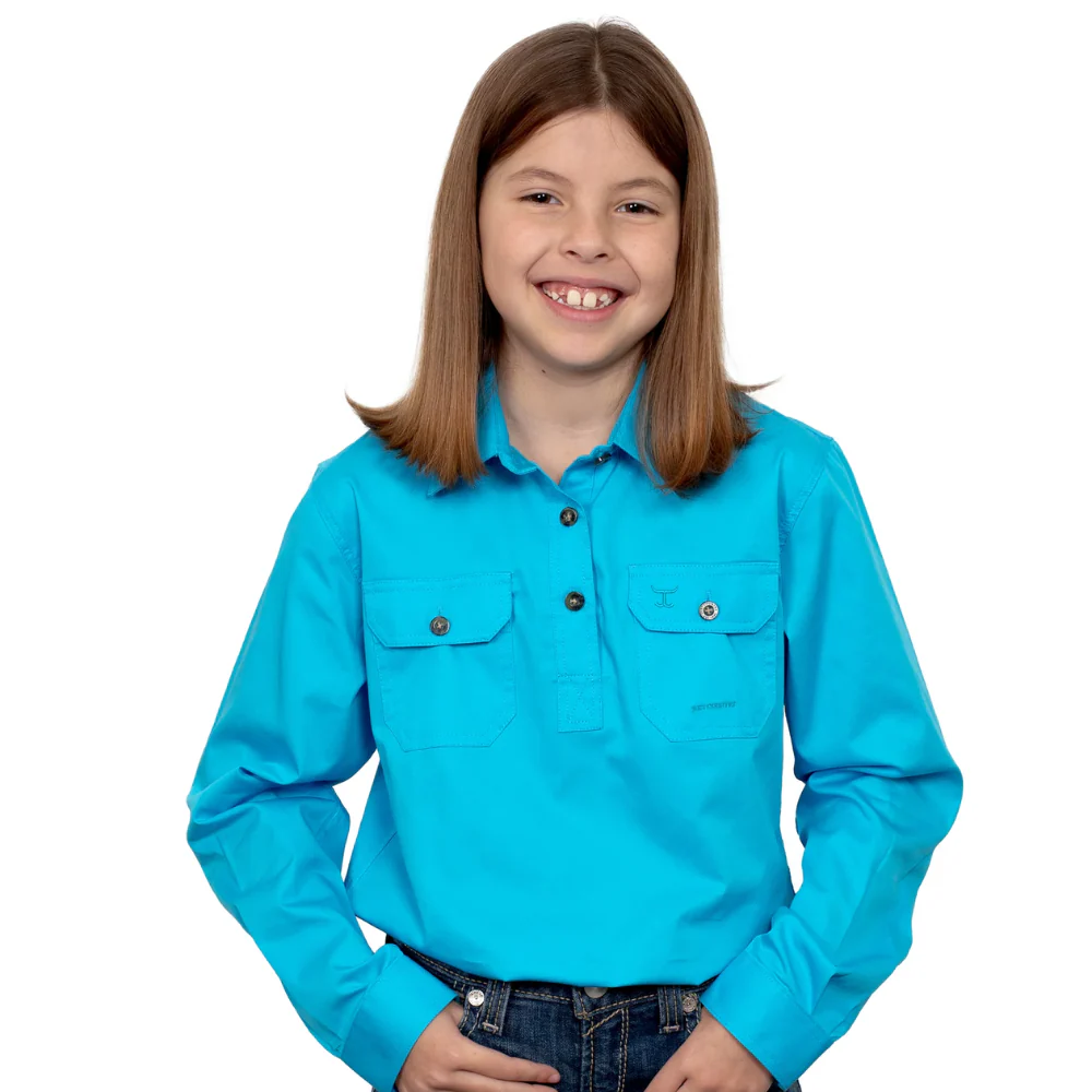 Just Country Girls Kenzie 1/2 Button Workshirt