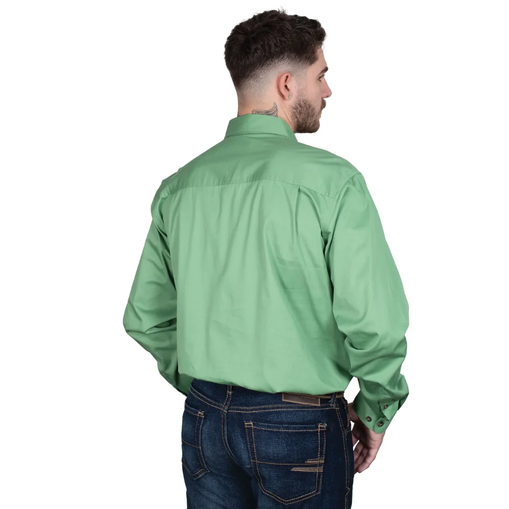 Just Country Mens Evan Full Button Workshirt - Image 2