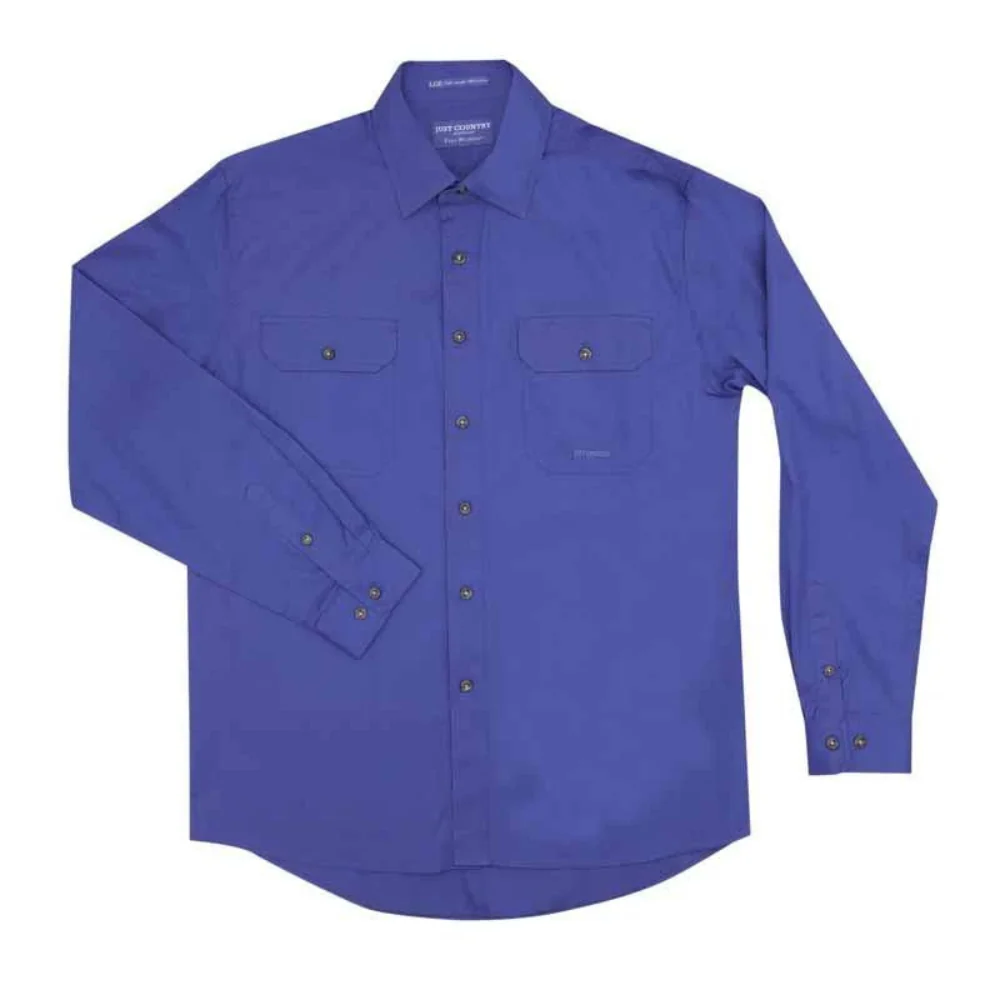 Just Country Mens Evan Full Button Workshirt - Image 3