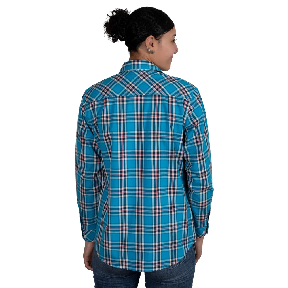 Just Country Womens Abbey Full Button Long Sleeve Shirt - Image 2