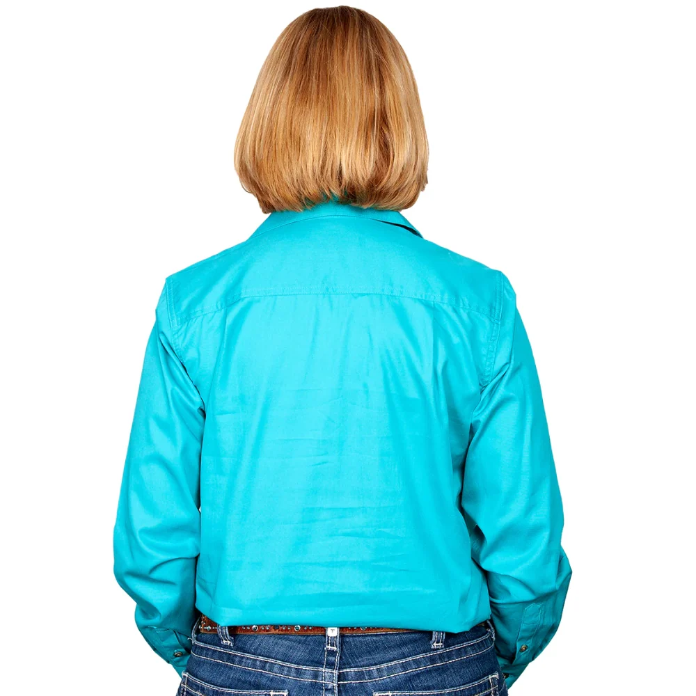 Just Country Womens Jahna 1/2 Button Workshirt - Image 2