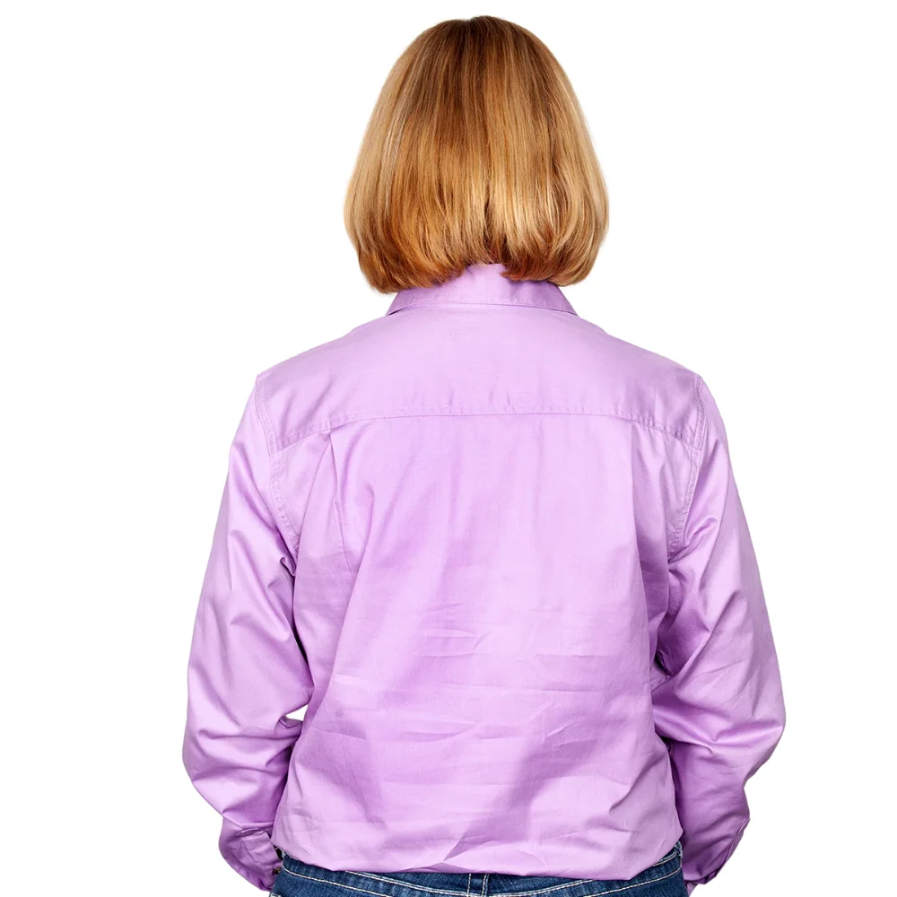 Just Country Womens Jahna 1/2 Button Workshirt - Image 2