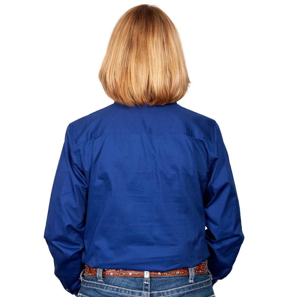 Just Country Womens Jahna 1/2 Button Workshirt - Image 2