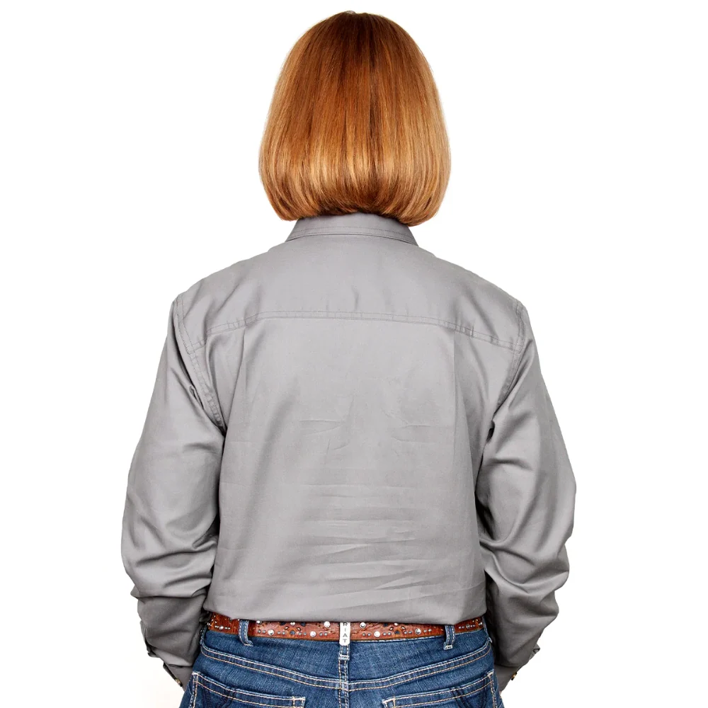 Just Country Womens Jahna 1/2 Button Workshirt - Image 2