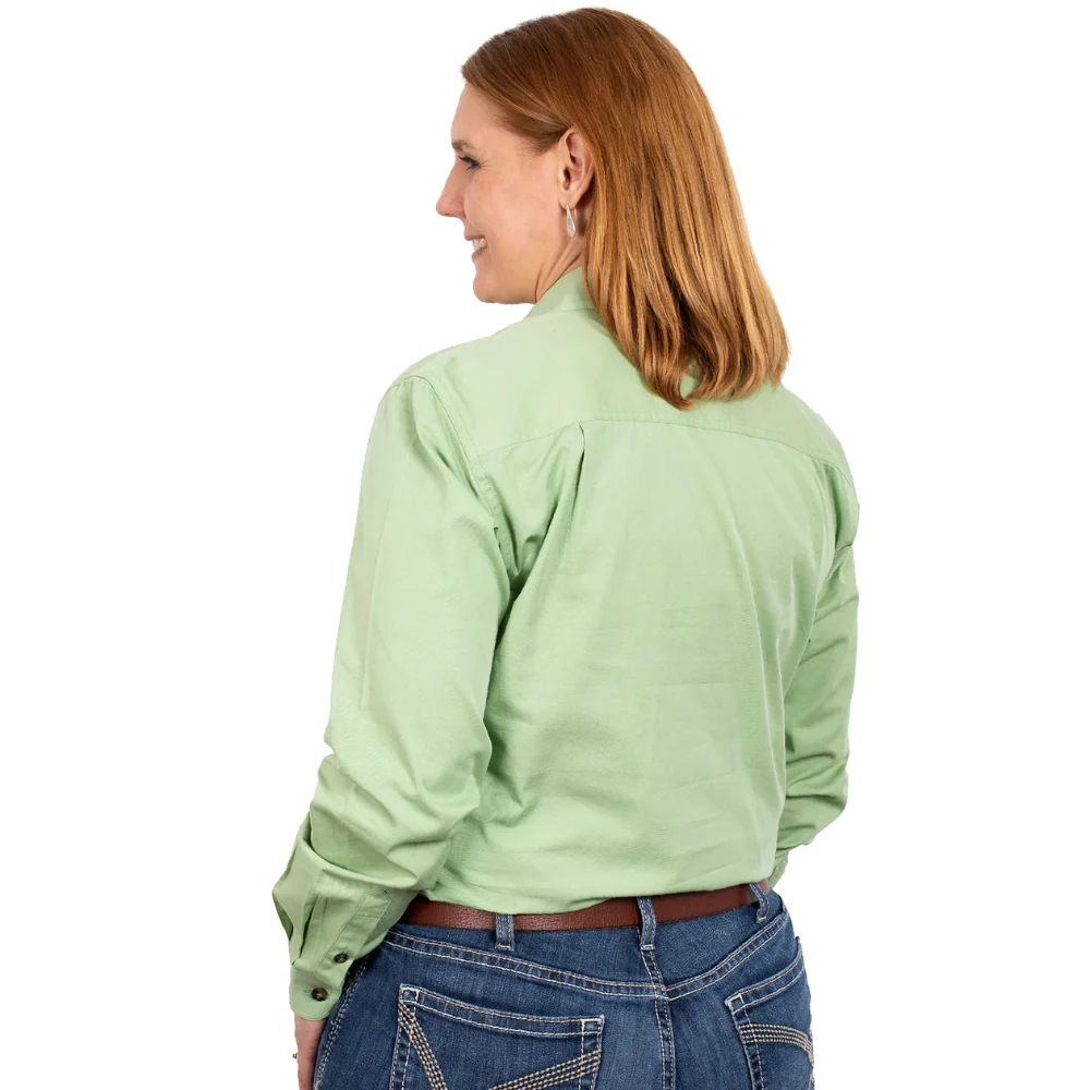 Just Country Womens Jahna 1/2 Button Workshirt - Image 2