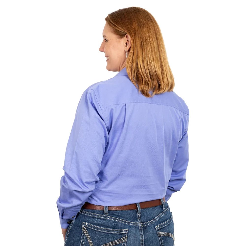 Just Country Womens Jahna 1/2 Button Workshirt - Image 2