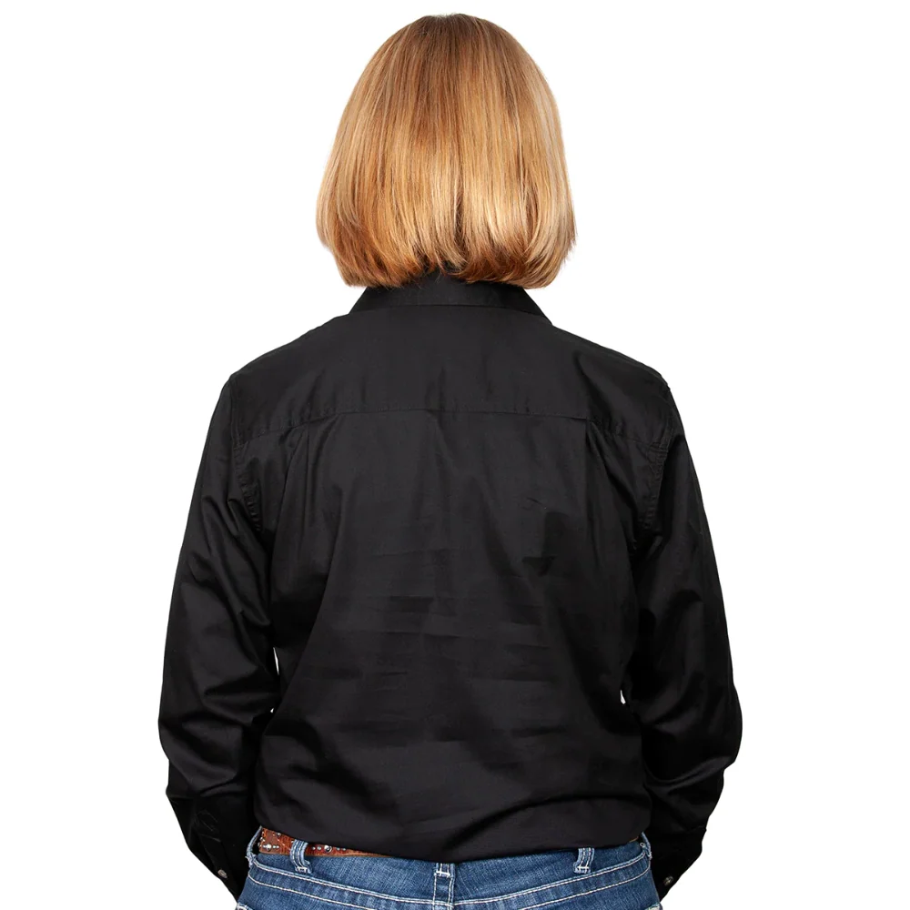 Just Country Womens Jahna 1/2 Button Workshirt - Image 2