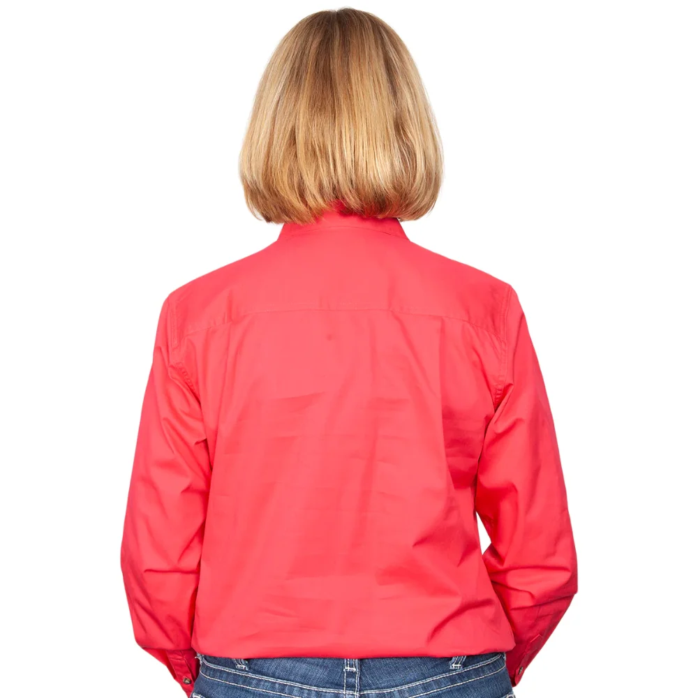 Just Country Womens Jahna 1/2 Button Workshirt - Image 2