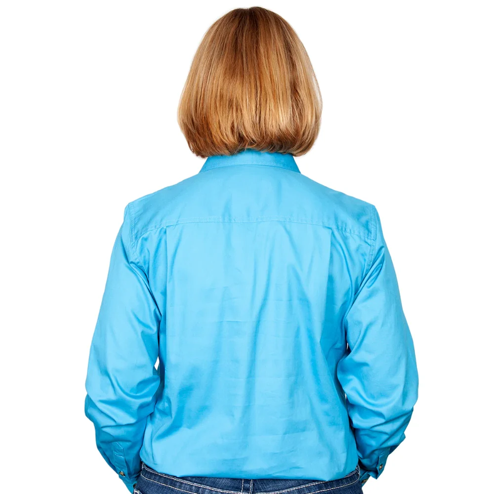 Just Country Womens Jahna 1/2 Button Workshirt - Image 2