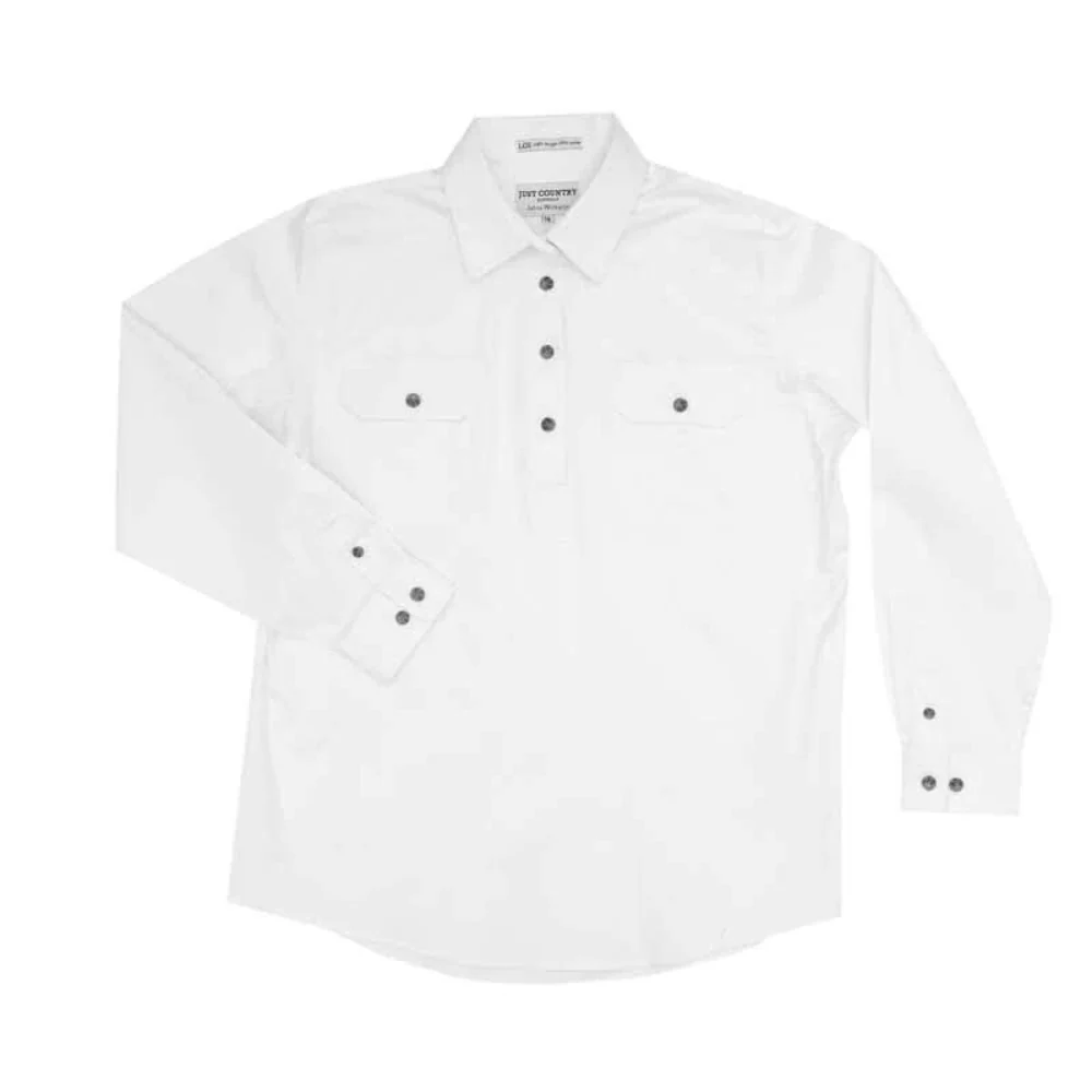 Just Country Womens Jahna 1/2 Button Workshirt - Image 3