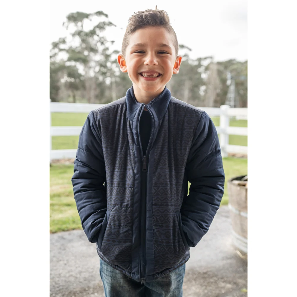 Pure Western Boys Patterson Reversible Jacket - Image 5