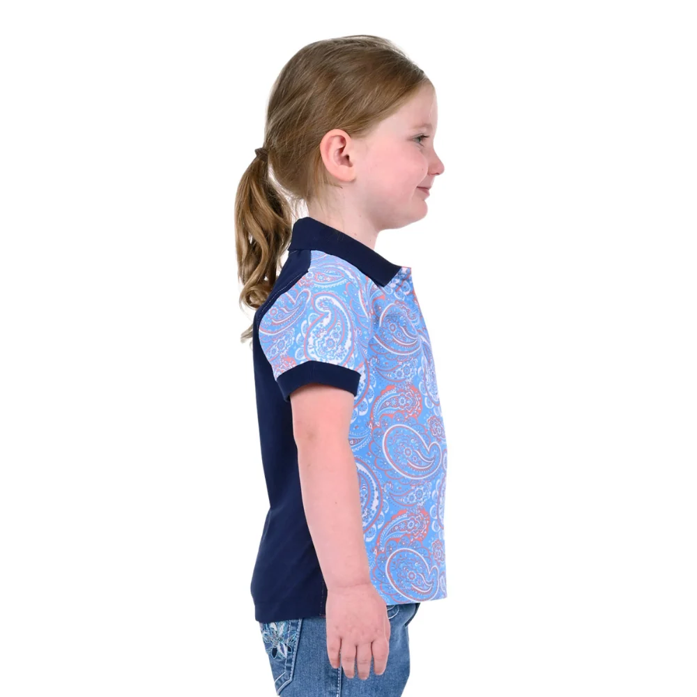 Pure Western Girls Kelsey SS Polo - Image 2
