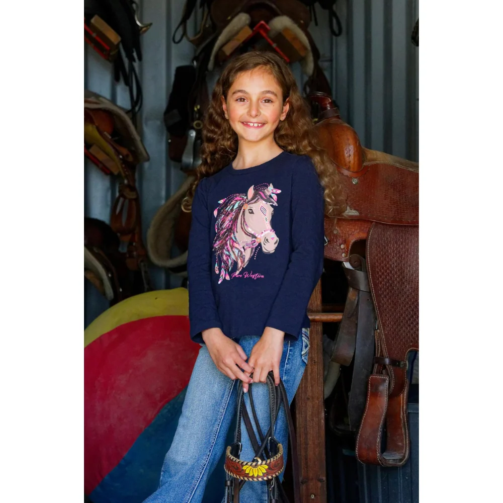 Pure Western Girls Kit Long Sleeve Tee - Image 5