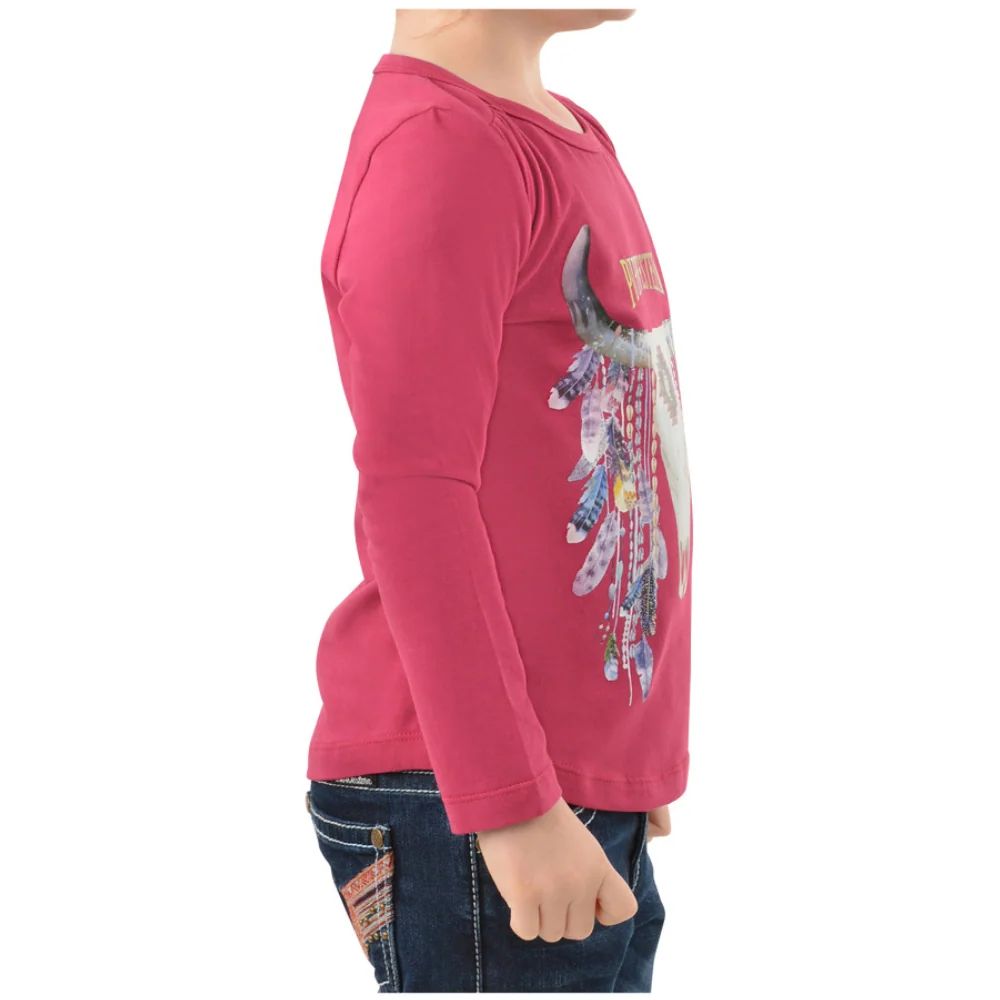 Pure Western Girls Lacey LS Tee - Image 2