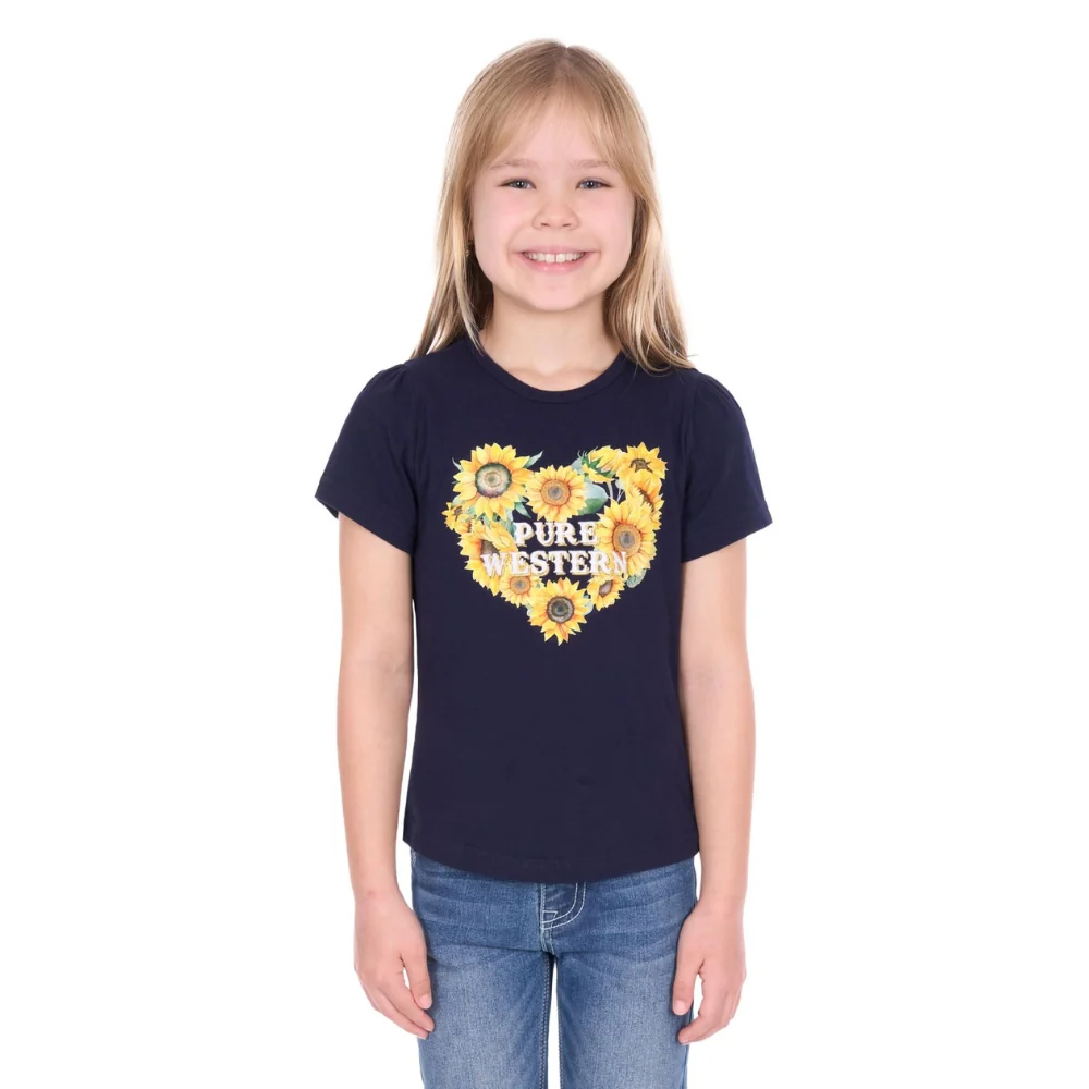 Pure Western Girls Marissa Short Sleeve Tee - Image 2