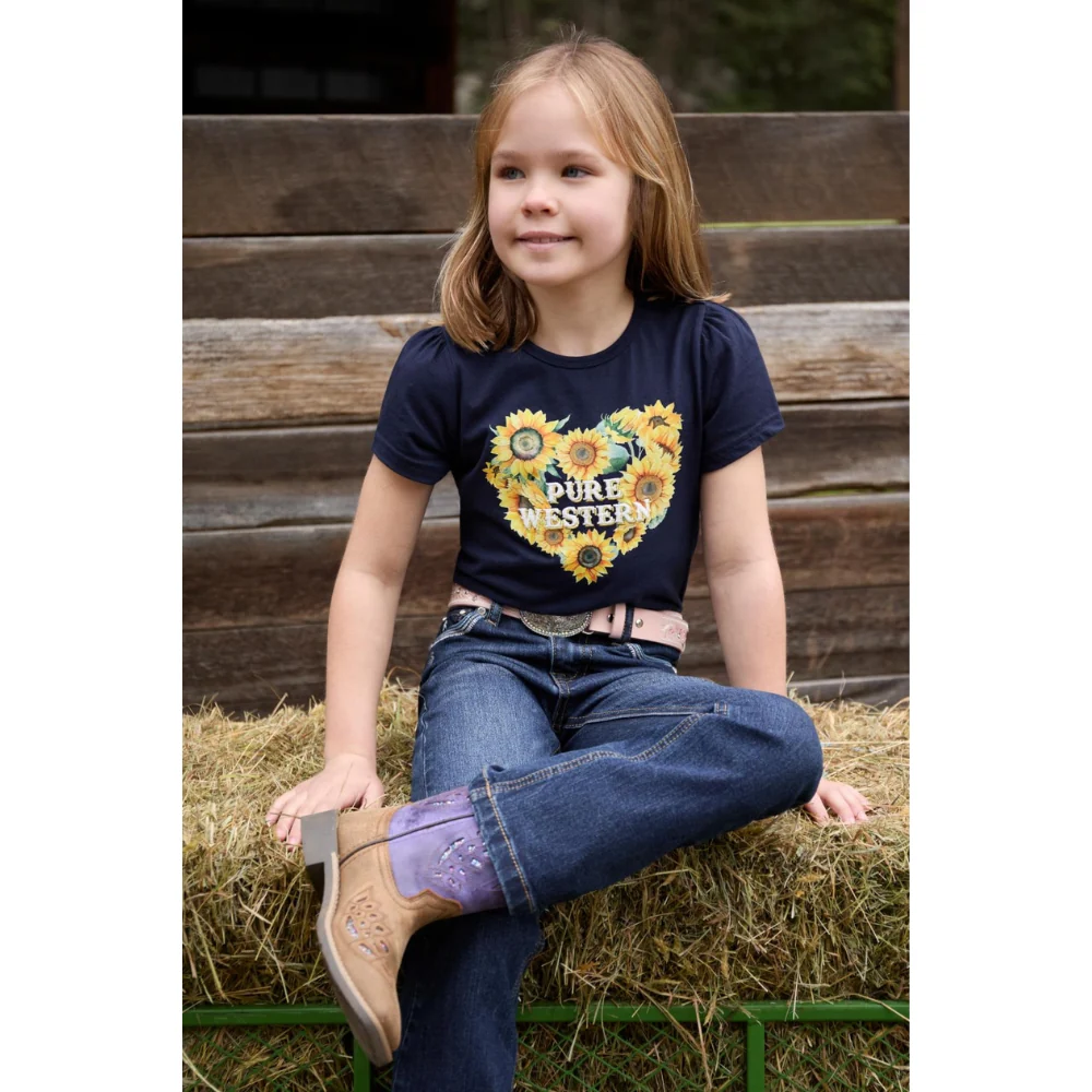 Pure Western Girls Marissa Short Sleeve Tee - Image 5