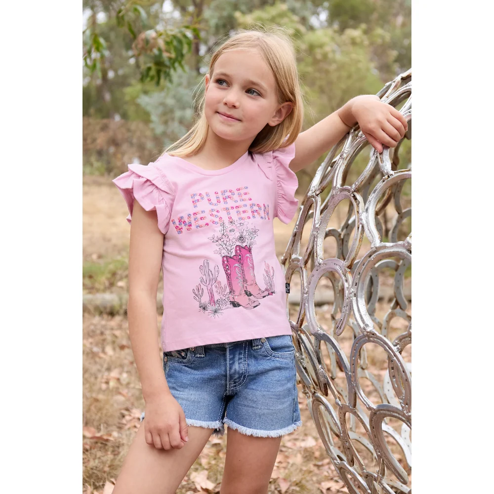 Pure Western Girls Pietta SS Tee - Image 5