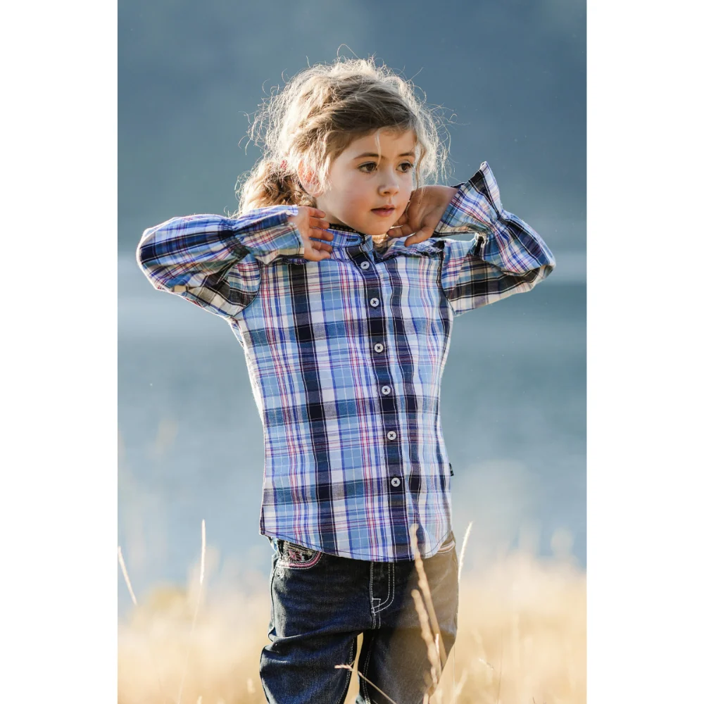 Pure Western Girls Shiloh LS Shirt - Image 4