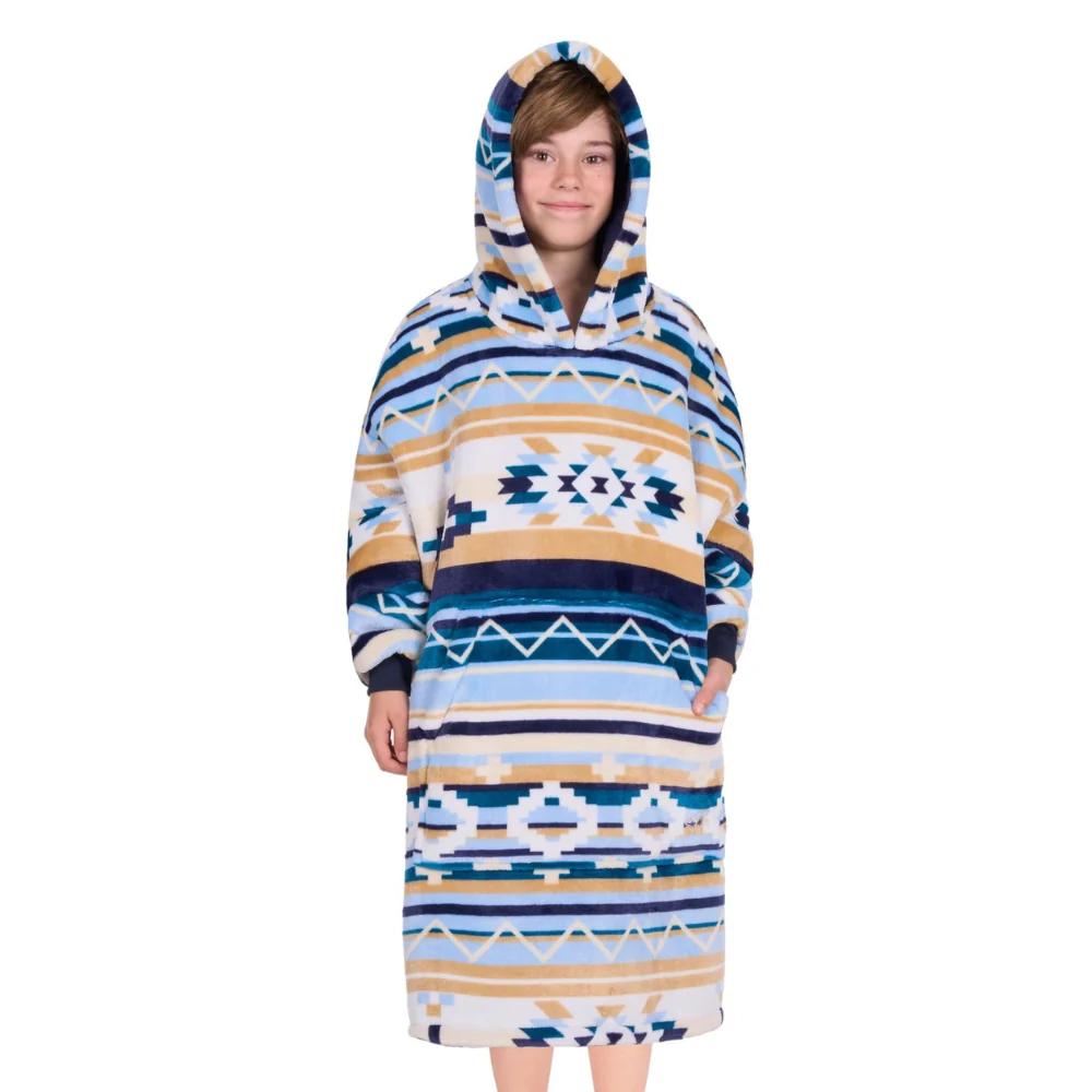 Pure Western Kids Aztec Snuggle Hoodie - Image 2