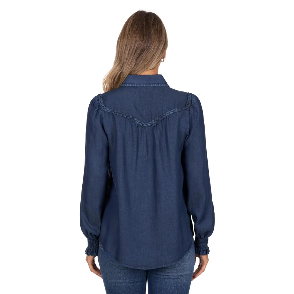 Pure Western Womens Daniela Long Sleeve Shirt - Image 3