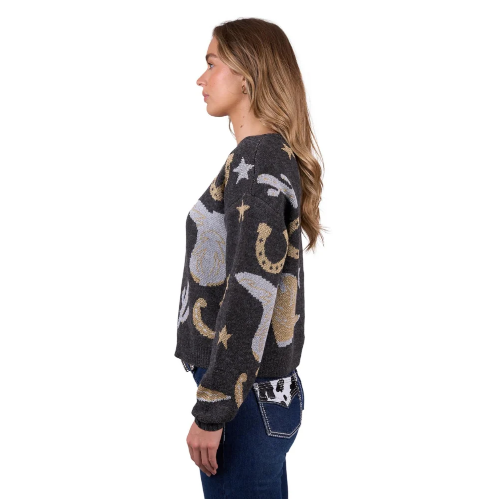 Pure Western Womens Marcy Jumper - Image 3