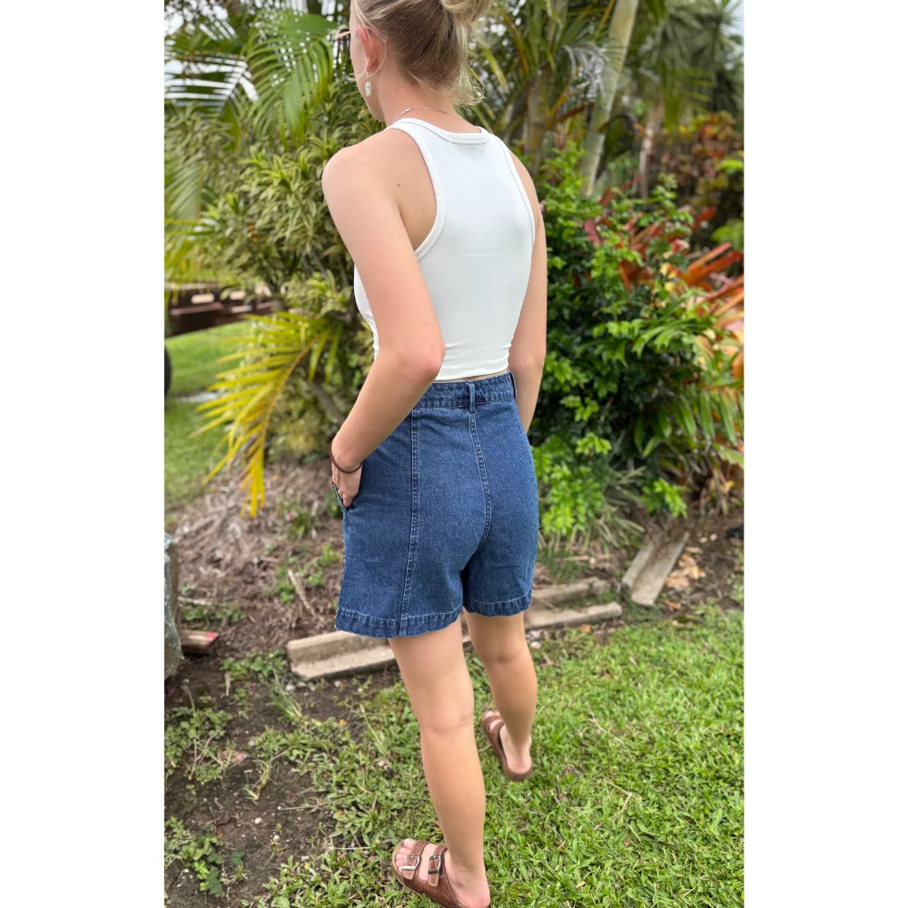 Rare Breed Womens Denim Shorts Paige - Image 3