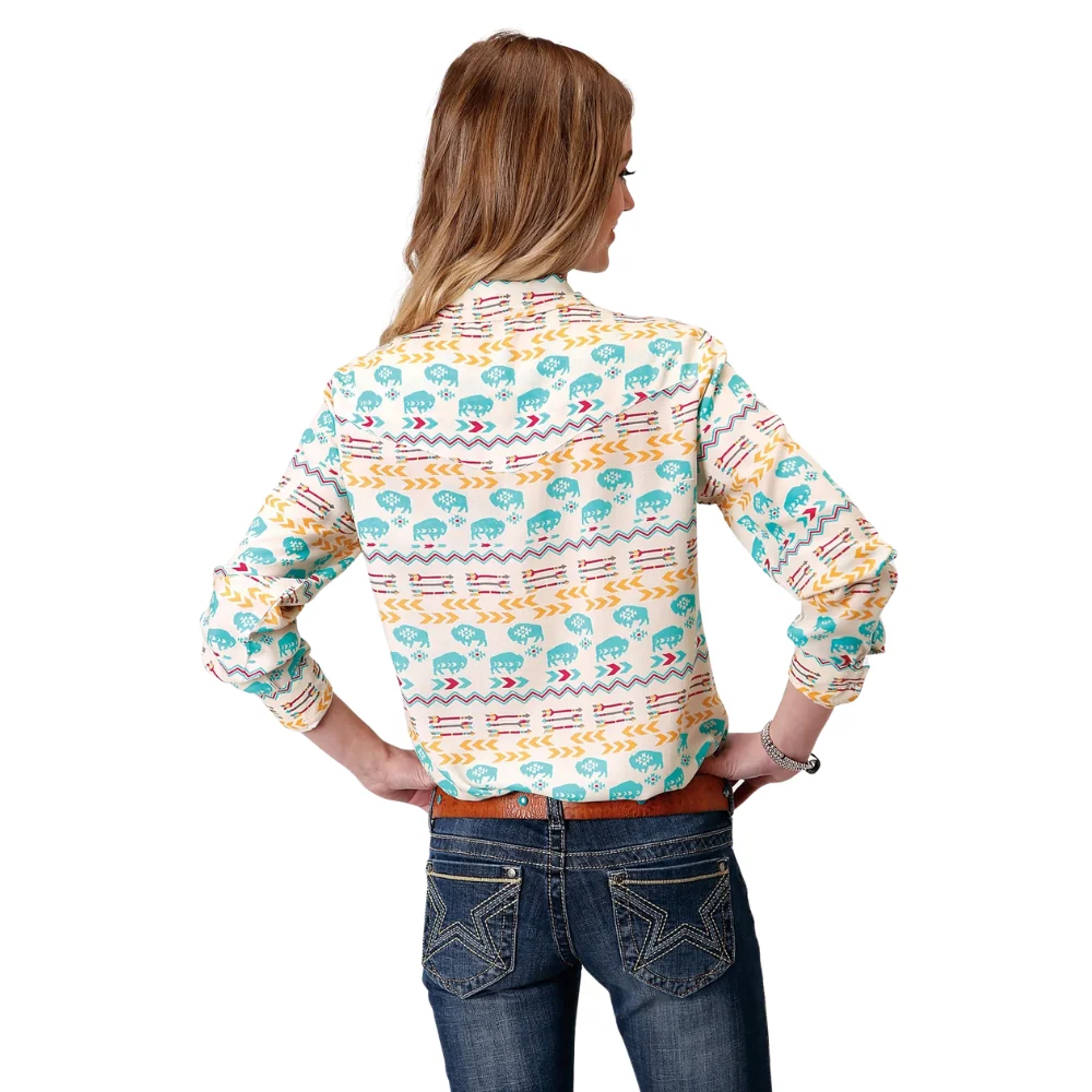 Roper Womens Five Star Collection LS Shirt - Image 2