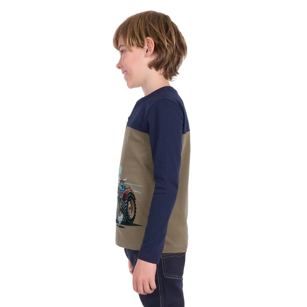 Thomas Cook Boys Karl Henley Long Sleeve Tee - Image 3