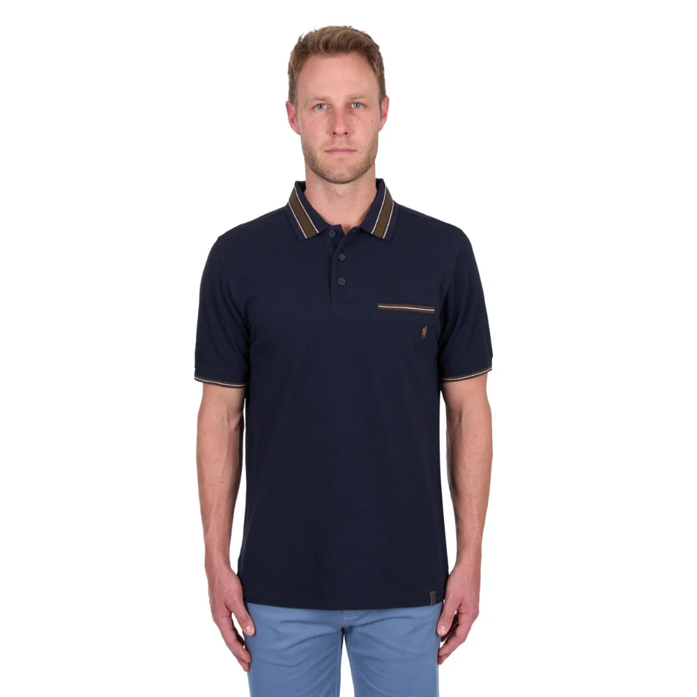 Thomas Cook Mens Ben Tailored 1 Pocket SS Polo - Image 11