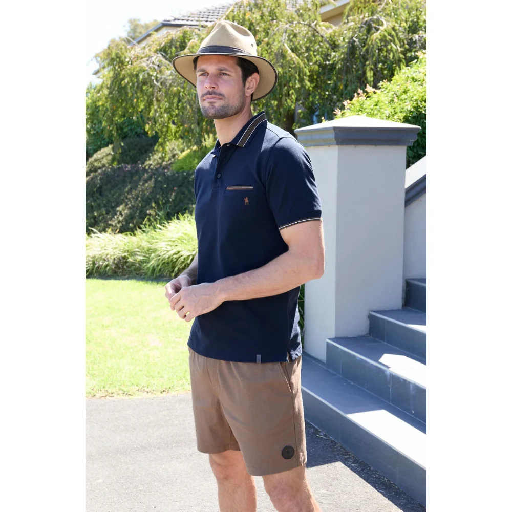 Thomas Cook Mens Ben Tailored 1 Pocket SS Polo - Image 8