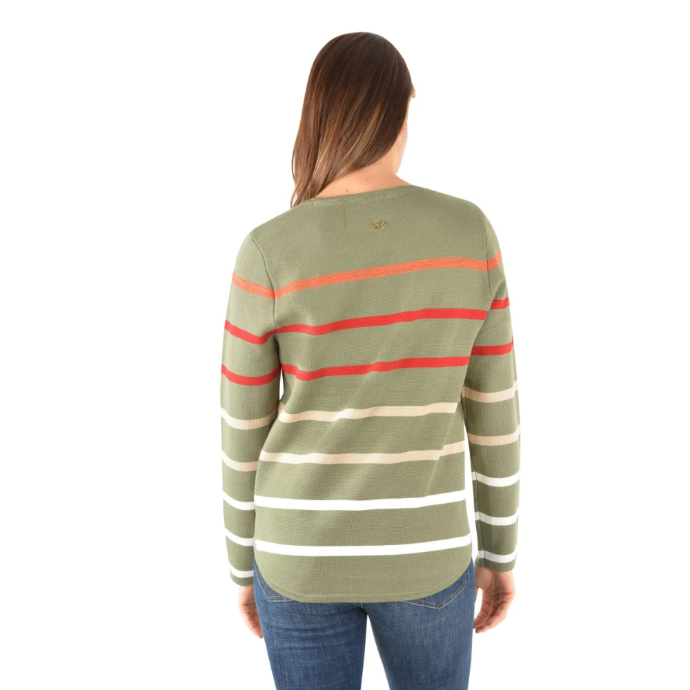 Thomas Cook Womens Evelyn Milano Stripe Knit Jumper - Image 3