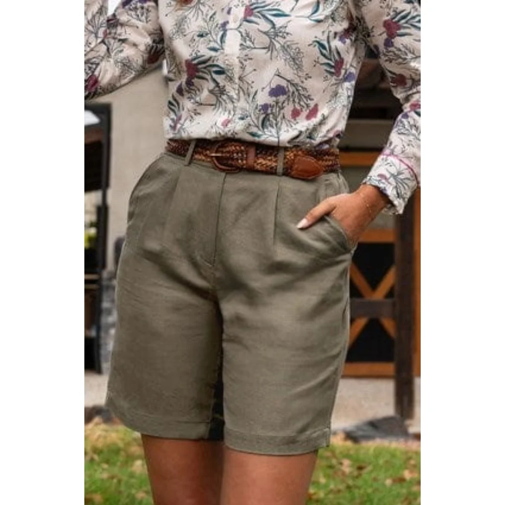 Thomas Cook Womens Isabel Linen Shorts - Image 4