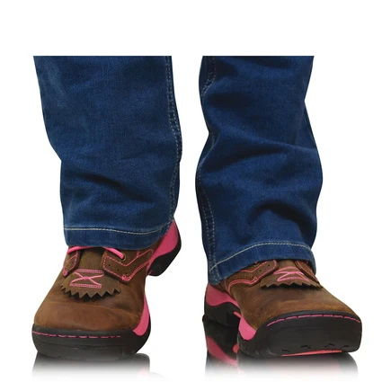 Twisted X Womens Pink Ribbon All Round Lace Up Boot - Image 4