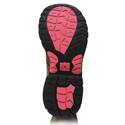 Twisted X Womens Pink Ribbon All Round Lace Up Boot - Image 5