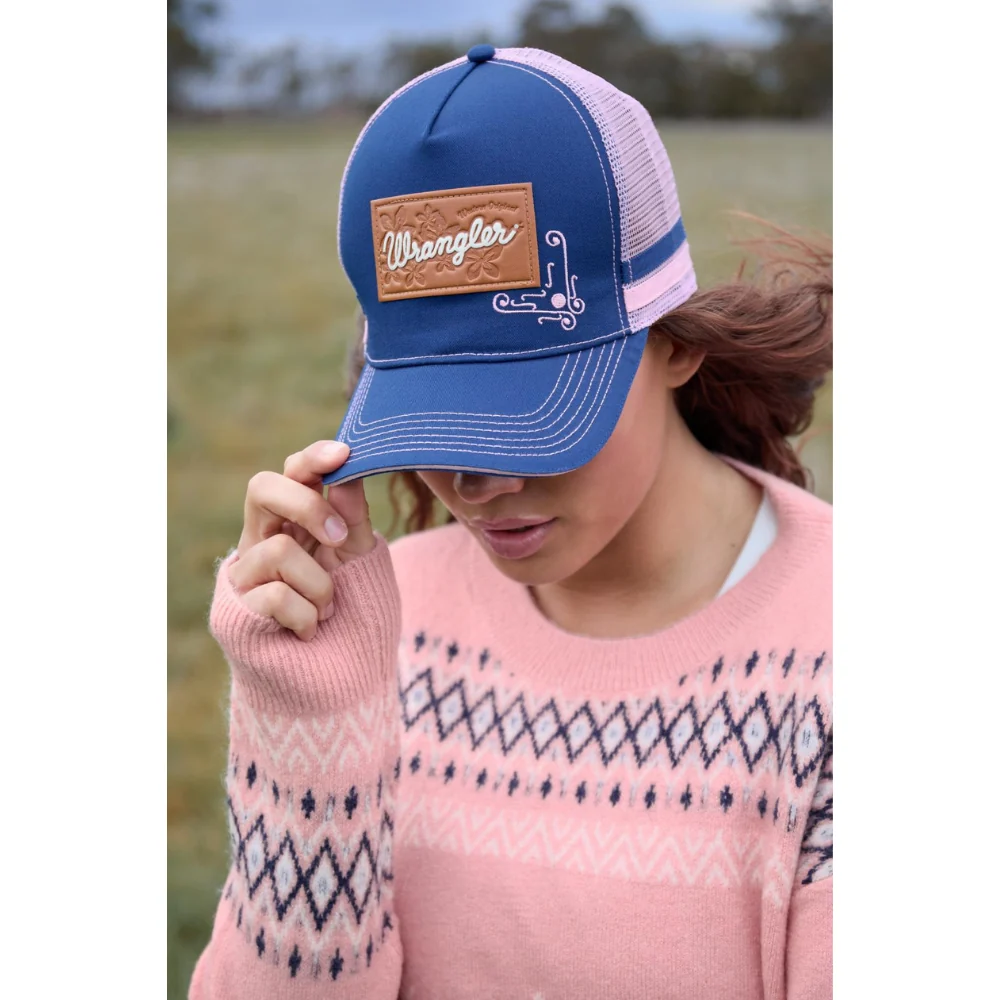 Wrangler Adult Sasha High Profile Trucker Cap - Image 3