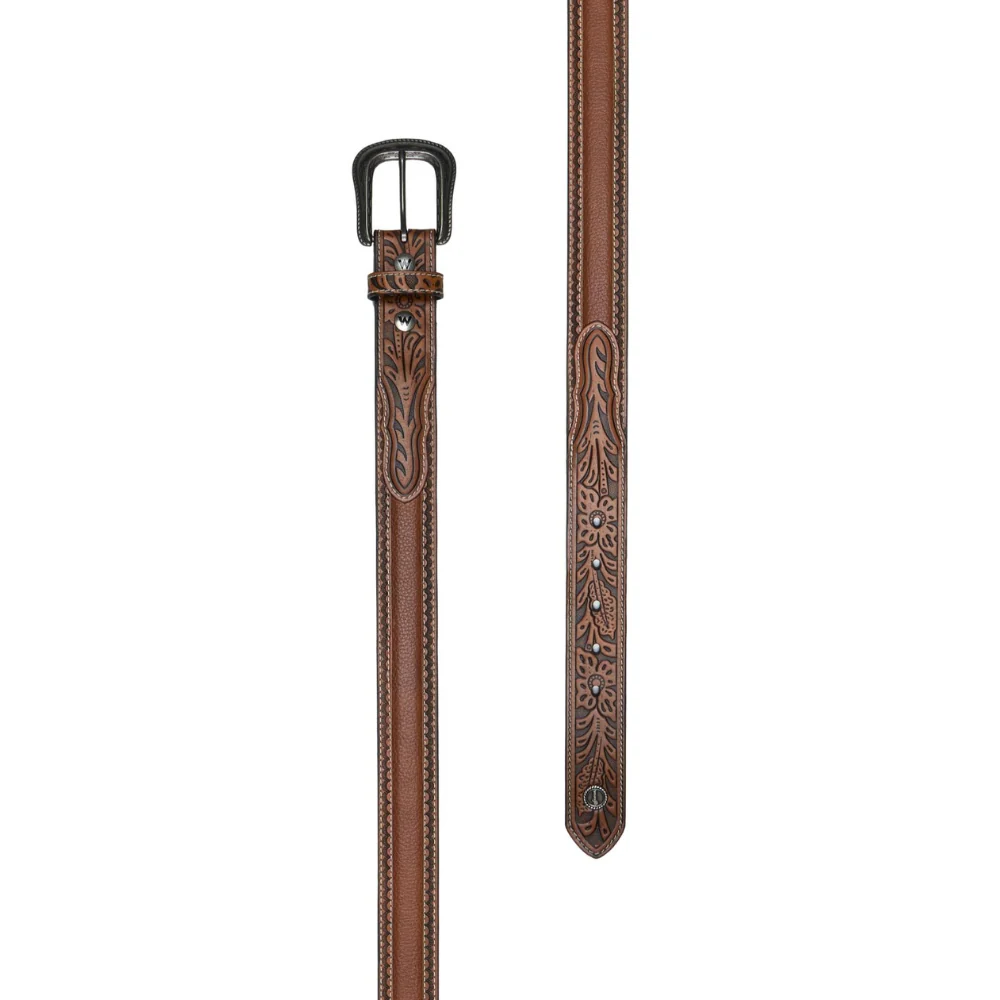 Wrangler Adult Tatum Leather Belt - Image 2