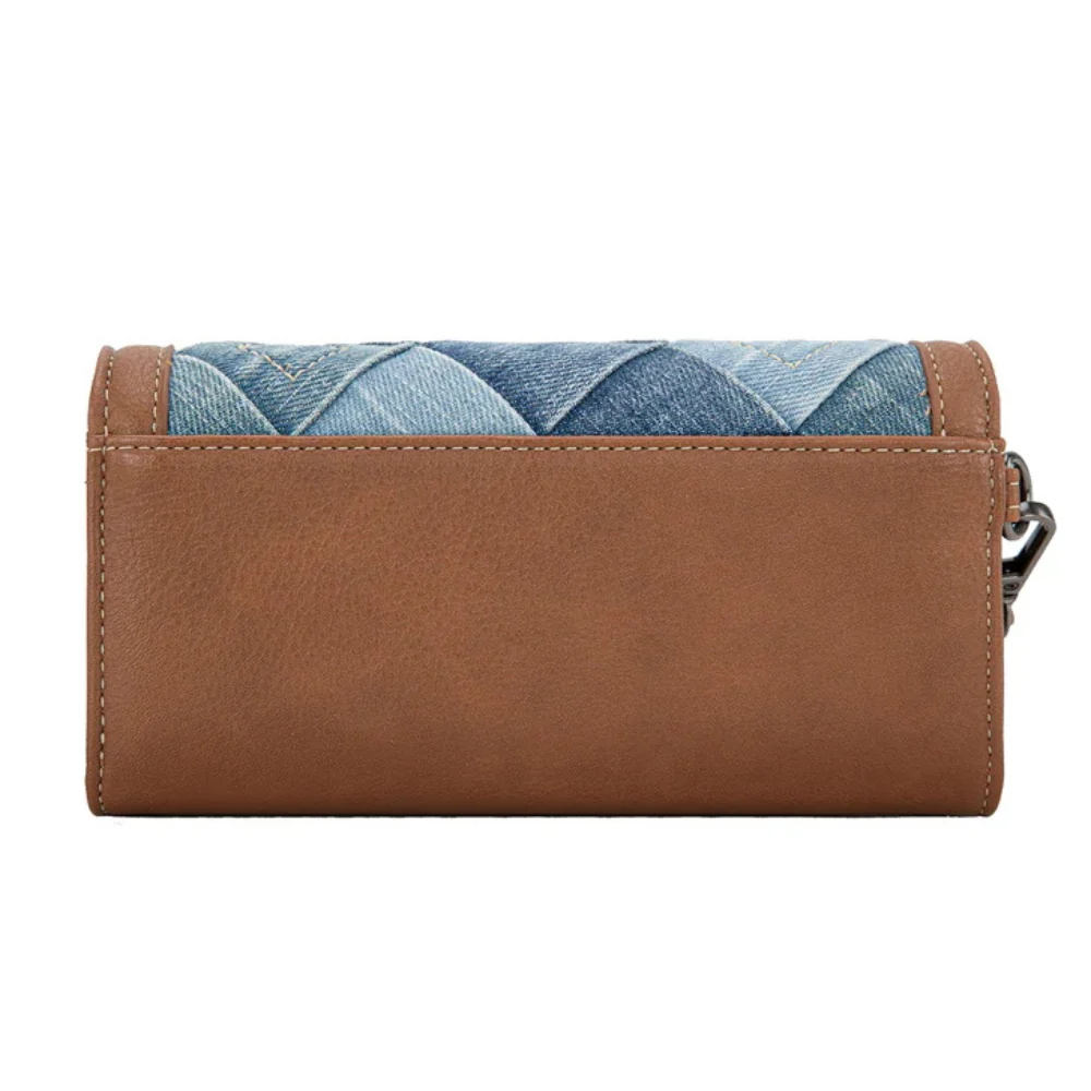 Wrangler Denim Patchwork Wallet - Image 2