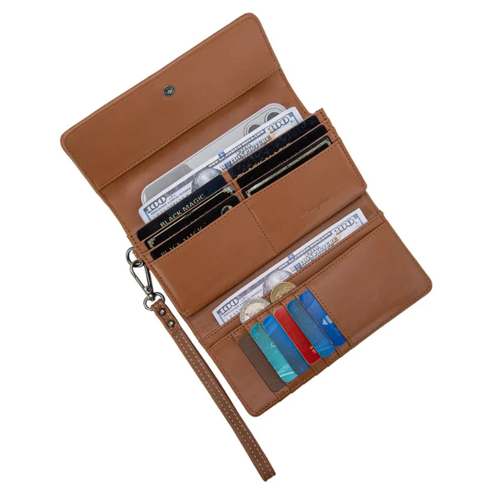 Wrangler Denim Patchwork Wallet - Image 3