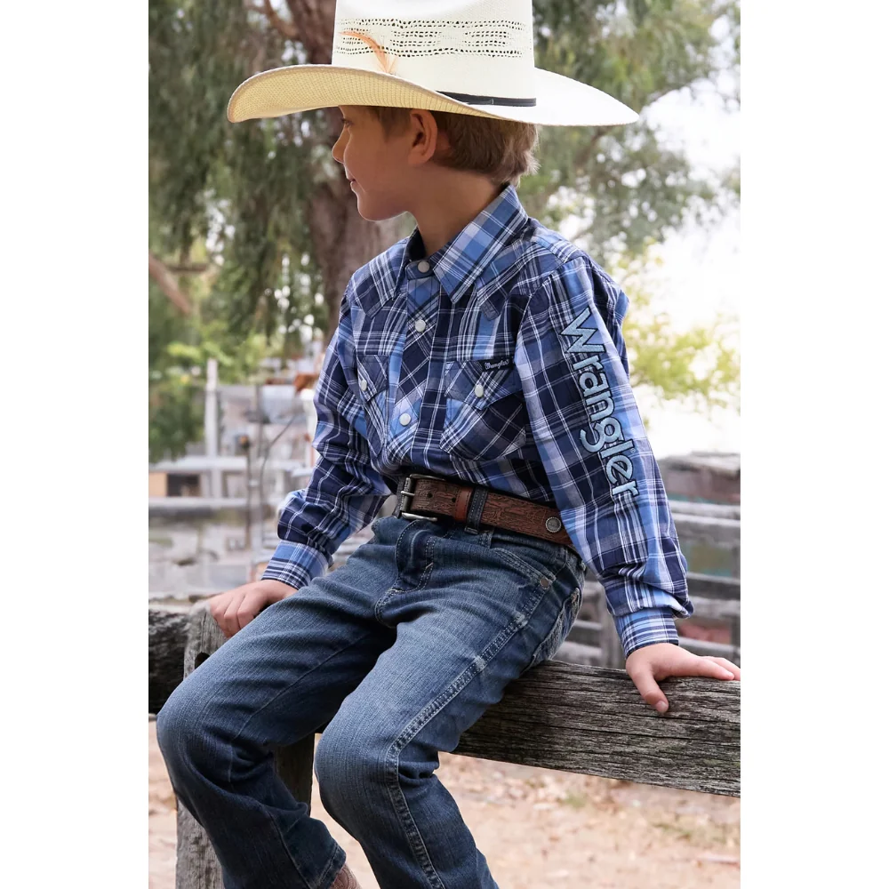 Wrangler Kids Bobbie Leather Belt - Image 3