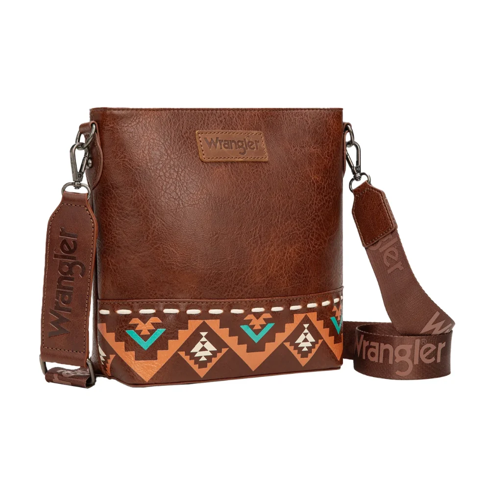 Wrangler Lana Aztec Print Crossbody Bag - Image 2