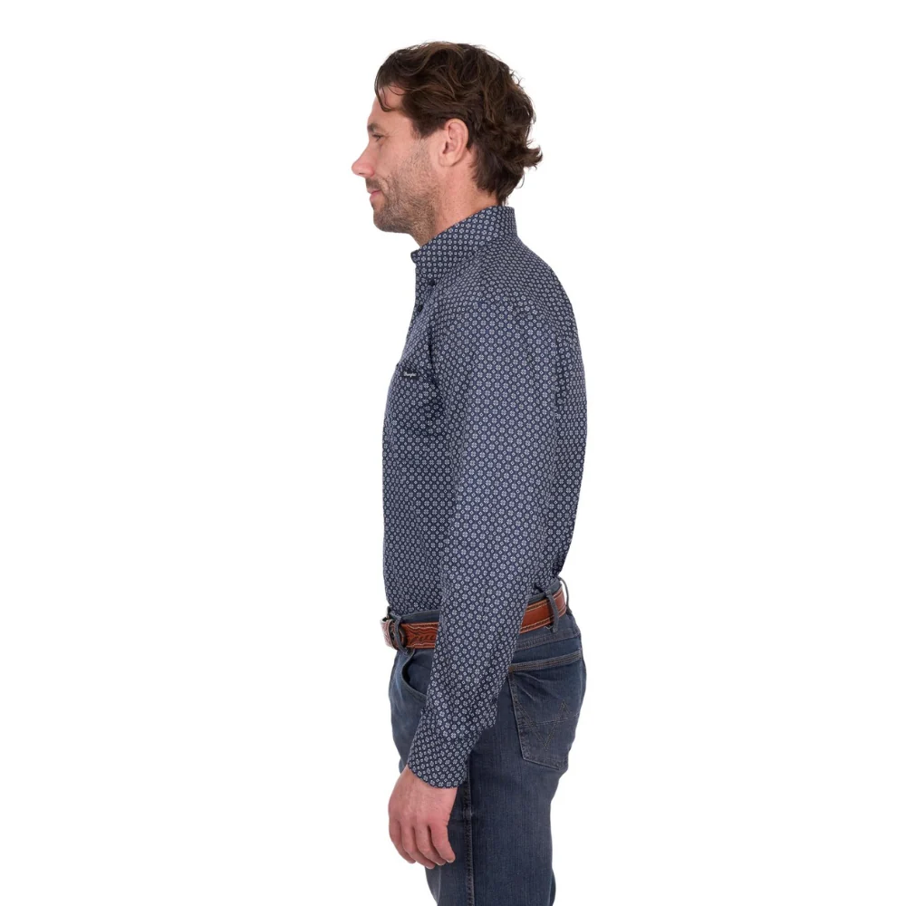 Wrangler Mens Jacob Long Sleeve Shirt - Image 3