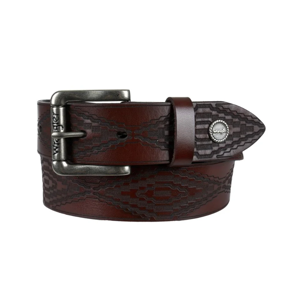 Wrangler Mens Memphis Lether Belt