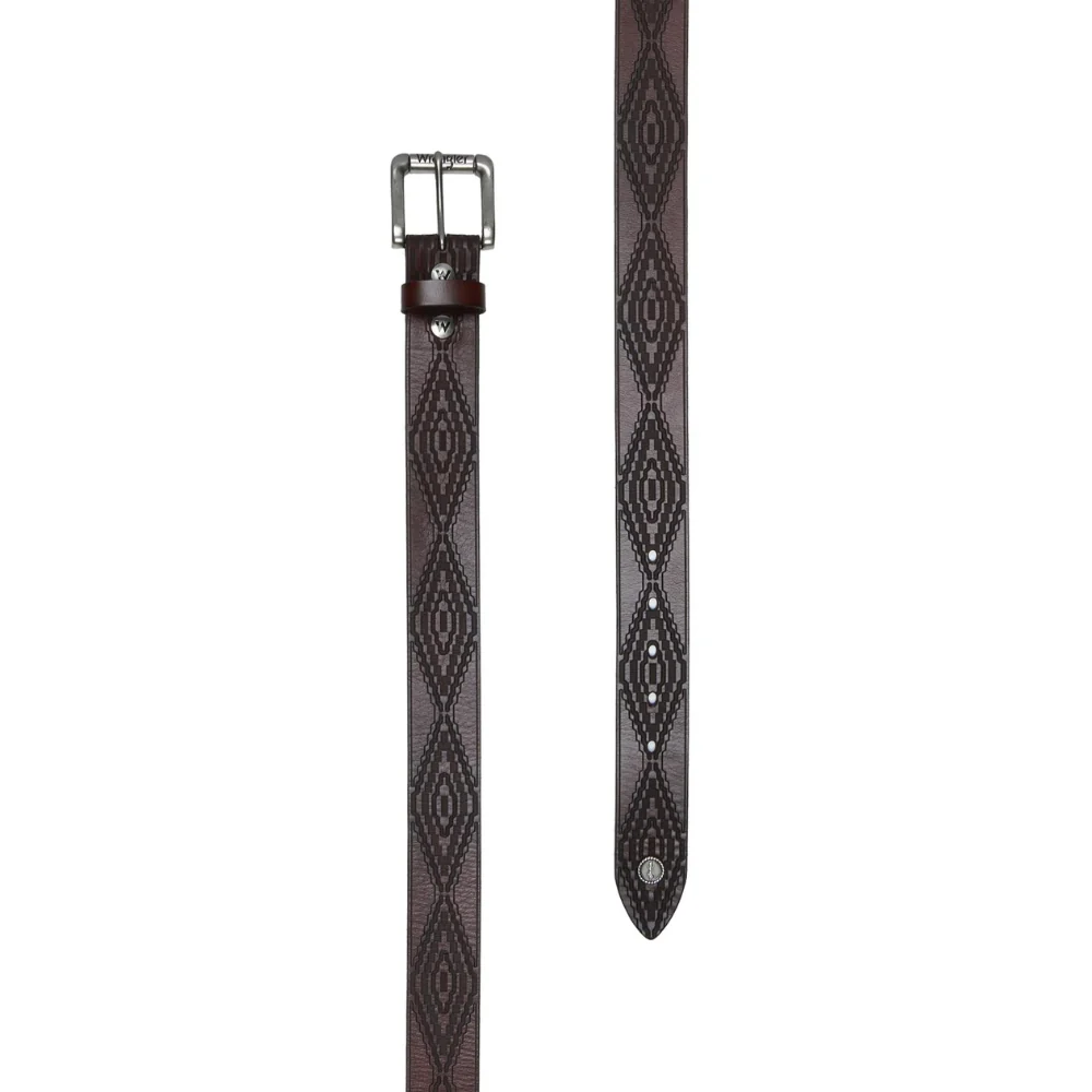 Wrangler Mens Memphis Lether Belt - Image 2
