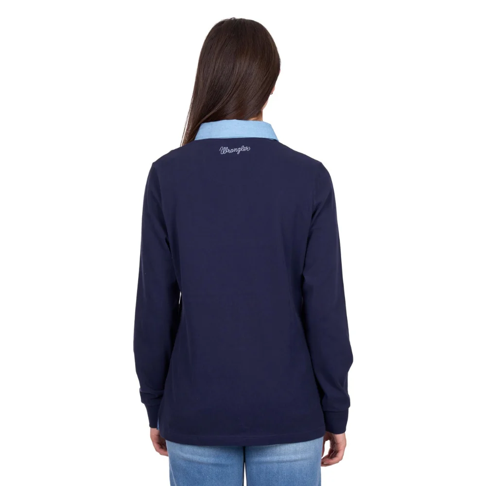 Wrangler Womens Brooke Rugby - Image 4