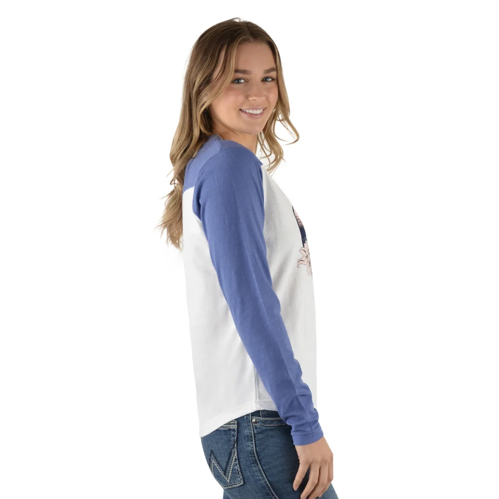 Wrangler Womens Lilian Long Sleeve Tee - Image 3